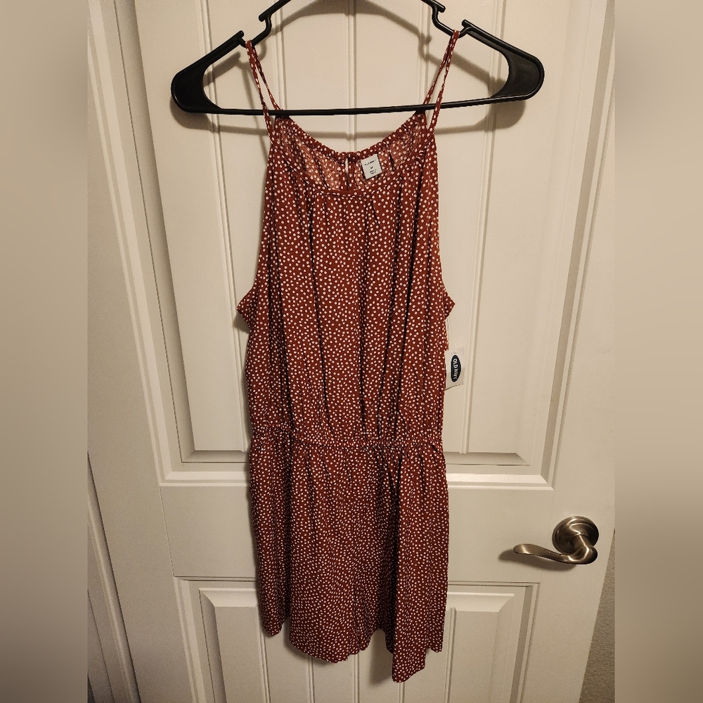 Old Navy NWT Women's Rust Romper